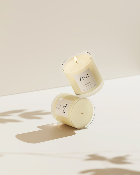 Bloom Soy Wax Candle – Jasmine, Neroli & Musk