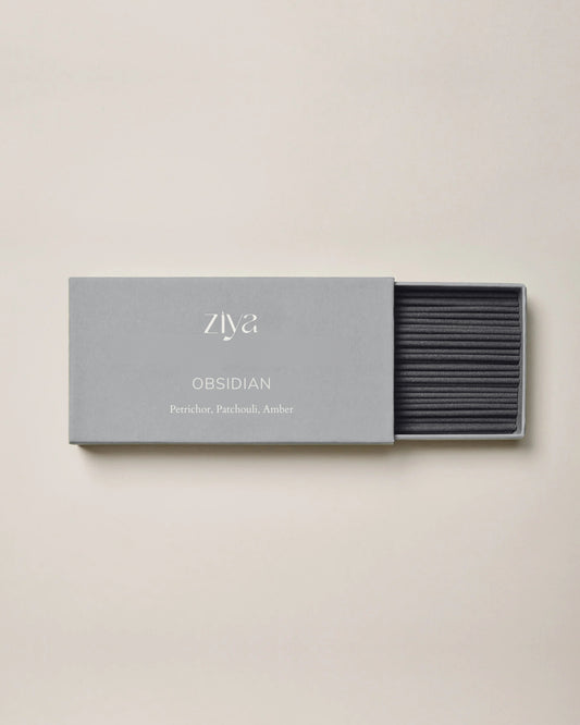 Obsidian Incense – Petrichor, Patchouli & Amber