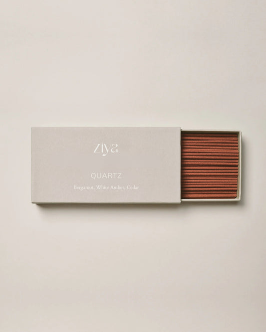 Quartz Incense – Bergamot, White Amber & Cedar